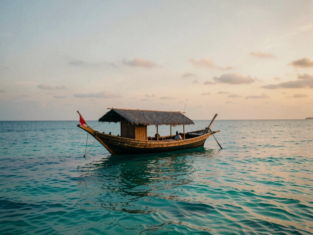 Indonesian coastal landscape