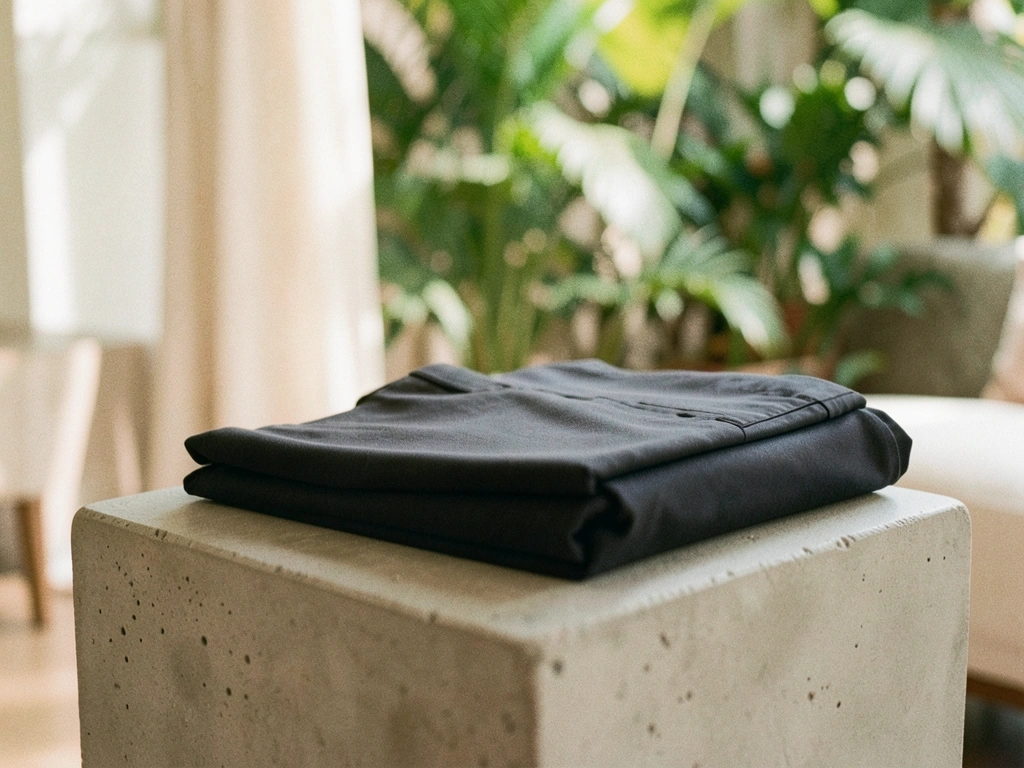 Tailored cotton trousers